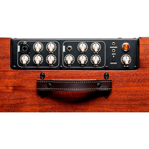 Circa 74 AV150-10 Acoustic Guitar and Vocal Amplifier With Amp Stand Mahogany