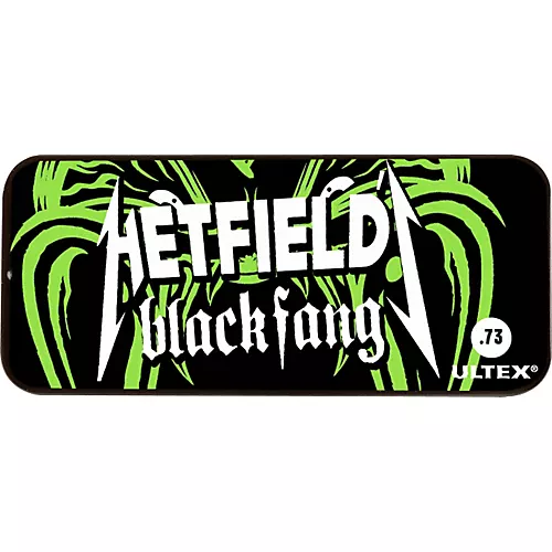 Dunlop Hetfield Black Fang Pick Tin - 6 Pack .73 mm