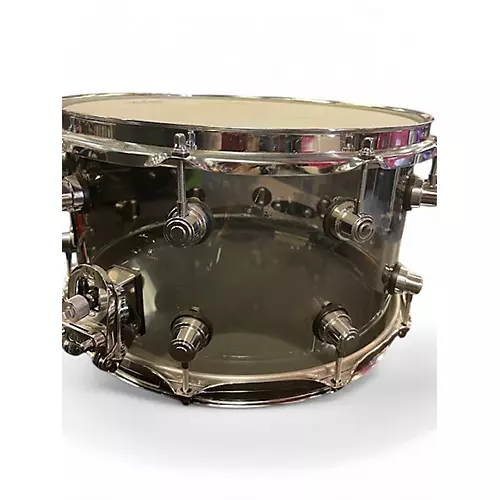 Used DW 8X14 Design Series Acrylic Snare smoke glass Drum smoke glass 18