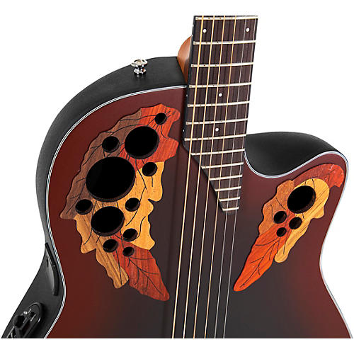 Ovation CE44 Celebrity Series Elite Mid-Depth Acoustic-Electric Guitar Reverse Blue Burst