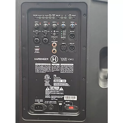 Used Harbinger V3412 12