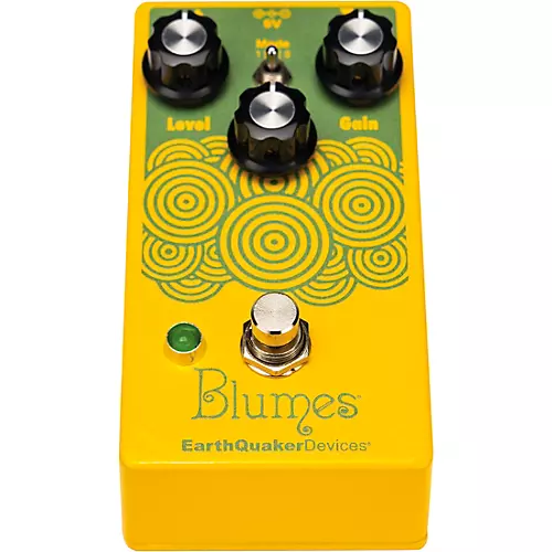 EarthQuaker Devices Blumes Low Signal Shredder Overdrive Effects Pedal Yellow