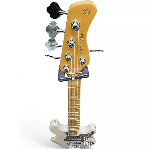 Used Sire Marcus Miller V7 Alder White Electric Bass Guitar White