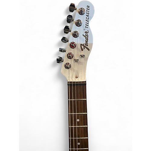 Used Fender JA90 Jim Adkins Thinline Telecaster White Hollow Body Electric Guitar White