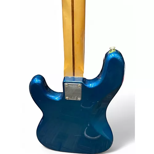 Used Fender Standard Precision Bass Metallic Aqua Marine Electric Bass Guitar Metallic Aqua Marine