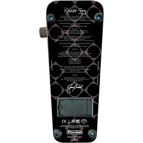 Dunlop JC95B Limited-Edition Jerry Cantrell Signature Wah Effects Pedal
