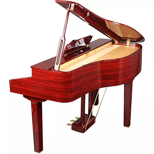 Williams Symphony Grand II Digital Micro Grand Piano With Bench Mahogany Red 88 Key