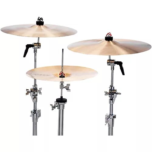 PinchClip Cymbal Wing Nut replacement 3-Pack Red