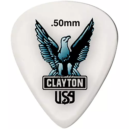 Clayton Acetal Standard Guitar Picks .63 mm 1 Dozen