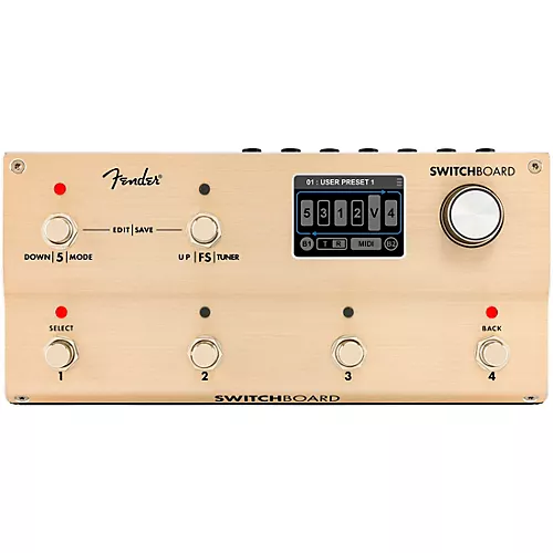 Fender Switchboard Effects Operator Loop Switcher Pedal Champagne