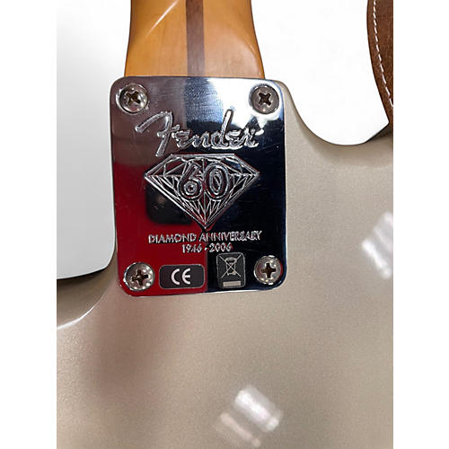 Used 2006 Fender 60th Anniversary Stratocaster Blizzard Pearl Solid Body Electric Guitar Blizzard Pearl