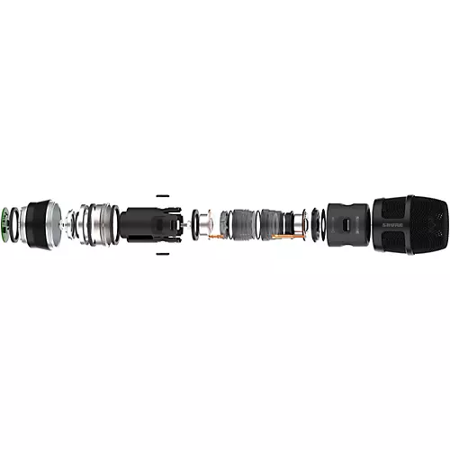 Shure RPW200 Black Nexadyne Dynamic Microphone Wireless Capsule, Cardioid