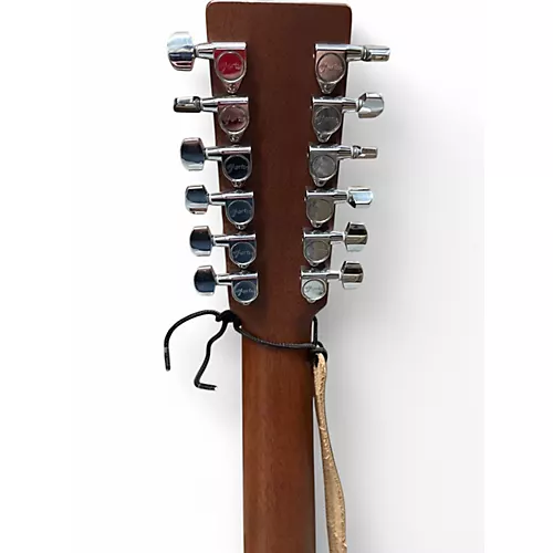 Used Martin DM12 mAHOGANY NATURAL 12 String Acoustic Guitar mAHOGANY NATURAL