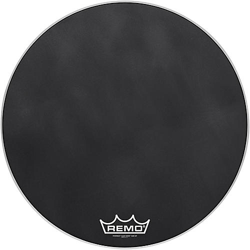 Remo Powermax Black Suede Crimplock Bass Drum Head 20 in.