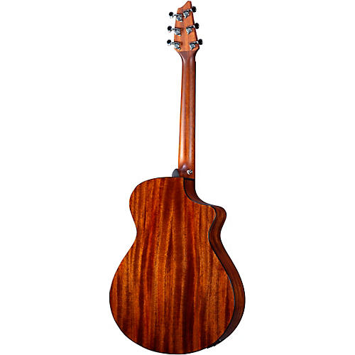 Breedlove Discovery S CE LH Red Cedar-African Mahogany Concert Left-Handed Acoustic-Electric Guitar Edge Burst