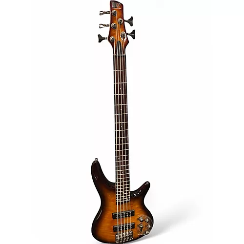 Used Ibanez SR405 5 String 2 Color Sunburst Electric Bass Guitar 2 Color Sunburst
