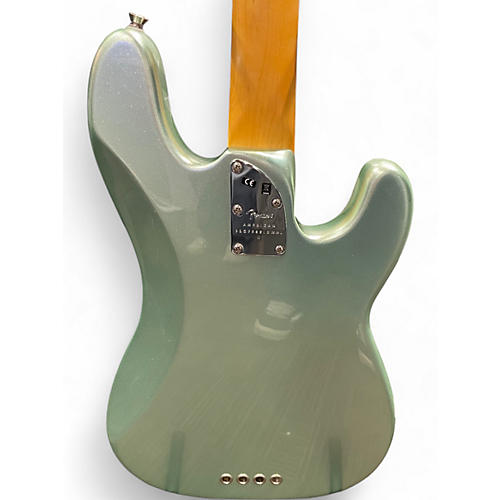 Used 2021 Fender American Professional II Precision Bass MYSTIC SURF GREEN Electric Bass Guitar MYSTIC SURF GREEN