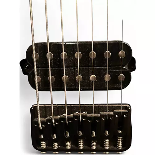 Used Schecter Guitar Research KM7 KEITH MARROW SIGNATURE MKIII Grey Solid Body Electric Guitar grey