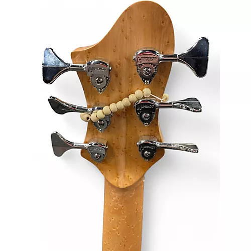 Used Wood N Tronics Zoid 6 Satin Red Electric Bass Guitar Satin Red