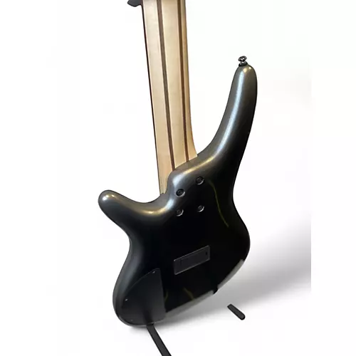 Used Ibanez SR305 5 String Black and Silver Electric Bass Guitar Black and Silver