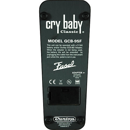 Dunlop GCB95F Cry Baby Classic Fasel Inductor Wah Pedal