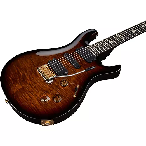 PRS 509 10 Top with Pattern Regular Neck Electric Guitar Black Gold Burst