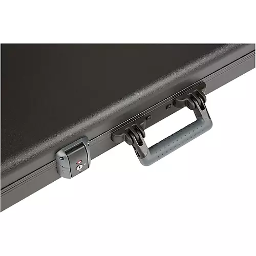 Fender Deluxe Molded ABS Strat/Tele Guitar Case Black Gray/Silver