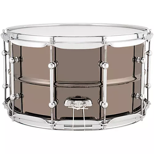 Ludwig Universal Series Black Brass Snare Drum With Chrome Hardware 14 x 5.5 in.