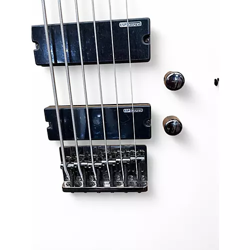 Used 2015 ESP LTD B206SM 6 String Worn Natural Electric Bass Guitar Worn Natural