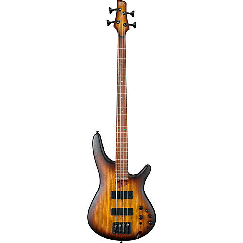 Ibanez SR500EZW Electric Bass Guitar Flat Brown Burst