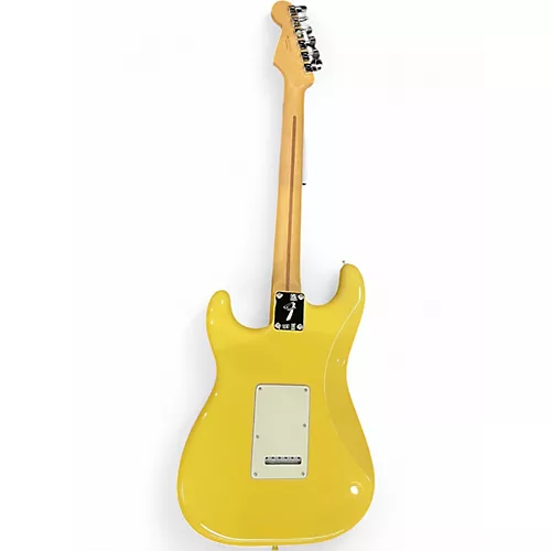 Used Fender Player Stratocaster Yellow Solid Body Electric Guitar Yellow