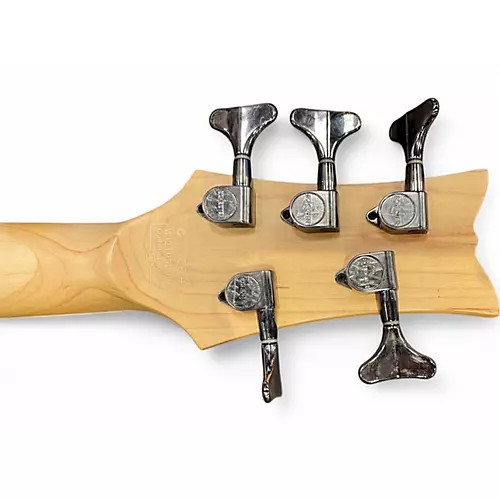 Used Schecter Guitar Research Stiletto Extreme 5 String Black Cherry Electric Bass Guitar Black Cherry