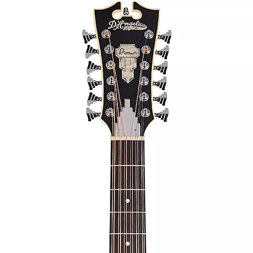 D'Angelico Premier Series Fulton LS 12-String Cutaway Grand Auditorium Acoustic-Electric Guitar Aged Mahogany
