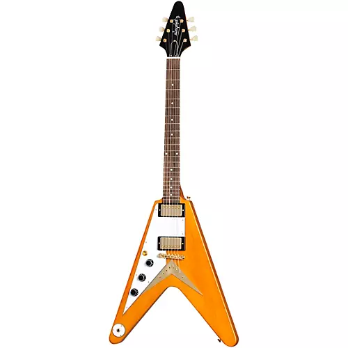 Epiphone 1958 Korina Flying V Outfit Left-Handed Electric Guitar Aged Natural