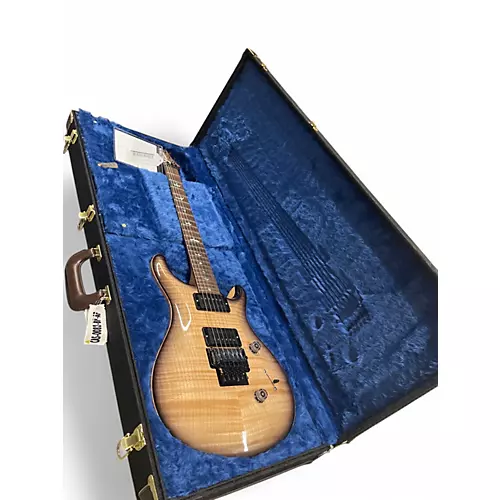 Used 2022 PRS Custom 24 Floyd Rose Wood Library Natural Smoke Burst Solid Body Electric Guitar Natural Smoke Burst
