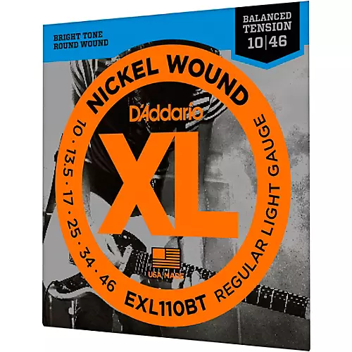 D'Addario EXL110BT Balanced Tension Lite Electric Guitar Strings Single-Pack