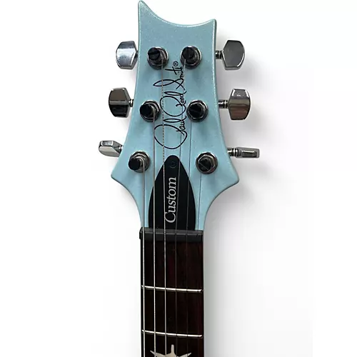 Used 2020 PRS S2 Custom 24 Light Blue Metallic Solid Body Electric Guitar Light Blue Metallic