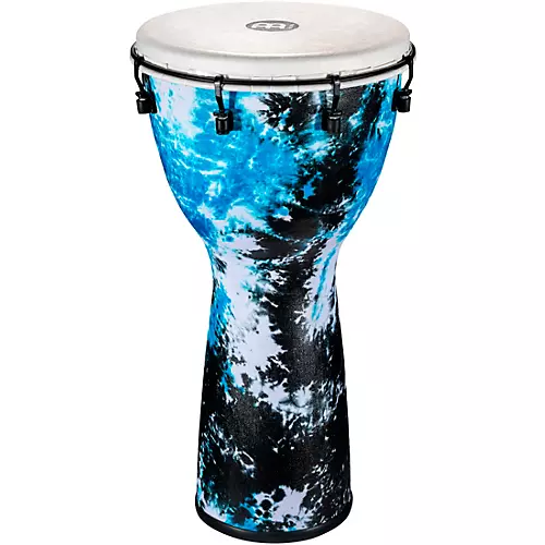 MEINL Alpine Series Synthetic Djembe 10 in. Galactic Blue Tie Dye