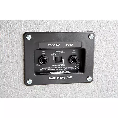 Marshall 2551AV Silver Jubilee 240W 4x12 Angled Guitar Speaker Cabinet