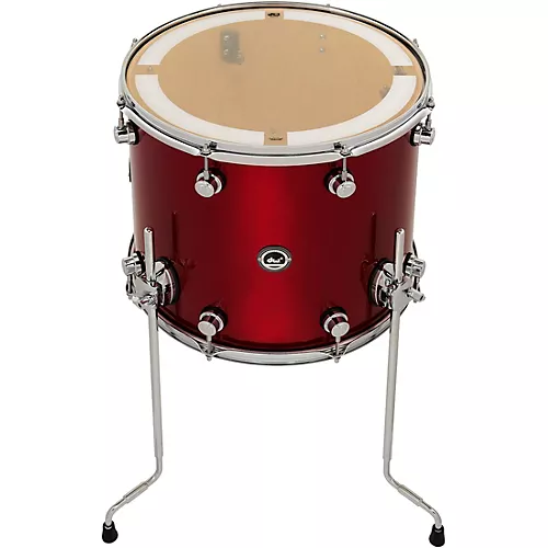 DW DWe Wireless Acoustic/Electronic Convertible Floor Tom with Legs 14 x 12 in. Finish Ply Black Galaxy