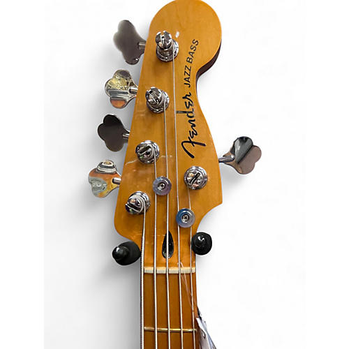 Used Fender Player Plus Jazz Bass V opal spark Electric Bass Guitar opal spark