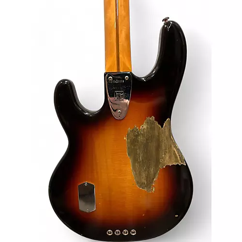 Used Ernie Ball Music Man CLIFF WILLIAMS RELIC CUSTOM SHOP Electric Bass Guitar Sunburst