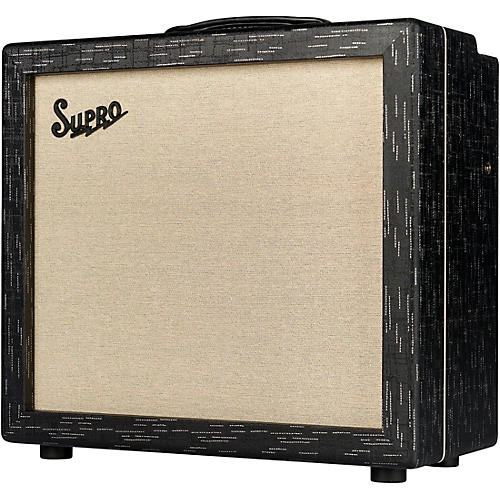 Supro Royale 1932r 1x12 Guitar Tube Combo Amp Black Scandia