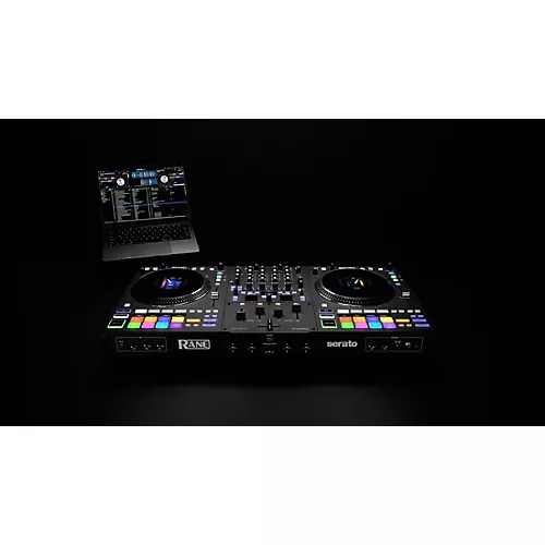 RANE PERFORMER Advanced 4-Channel Motorized DJ Controller Black
