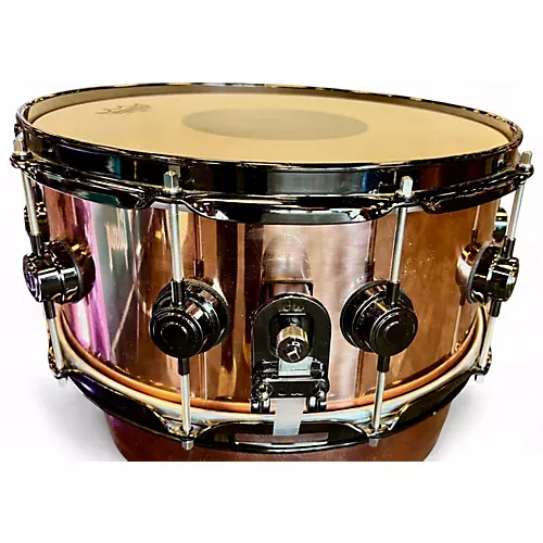 Used DW 6.5X14 Collector's Series Snare Polished Copper w/ Black Nickel Hardware Drum Polished Copper w/ Black Nickel Hardware 15