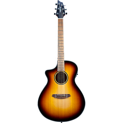 Breedlove Discovery S CE LH Red Cedar-African Mahogany Concert Left-Handed Acoustic-Electric Guitar Edge Burst