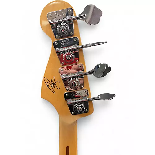 Used Fender Geddy Lee Signature Jazz Bass Black Electric Bass Guitar Black