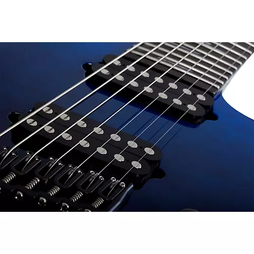 Schecter Guitar Research Reaper-7-String Elite Multiscale Electric Guitar Deep Ocean Blue