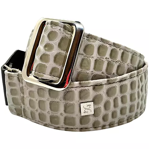 Get'm Get'm Aussie Gator Guitar Strap Burgundy 2 in.