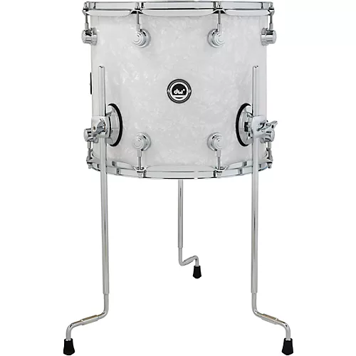 DW DWe Wireless Acoustic/Electronic Convertible Floor Tom with Legs 14 x 12 in. Finish Ply Black Galaxy